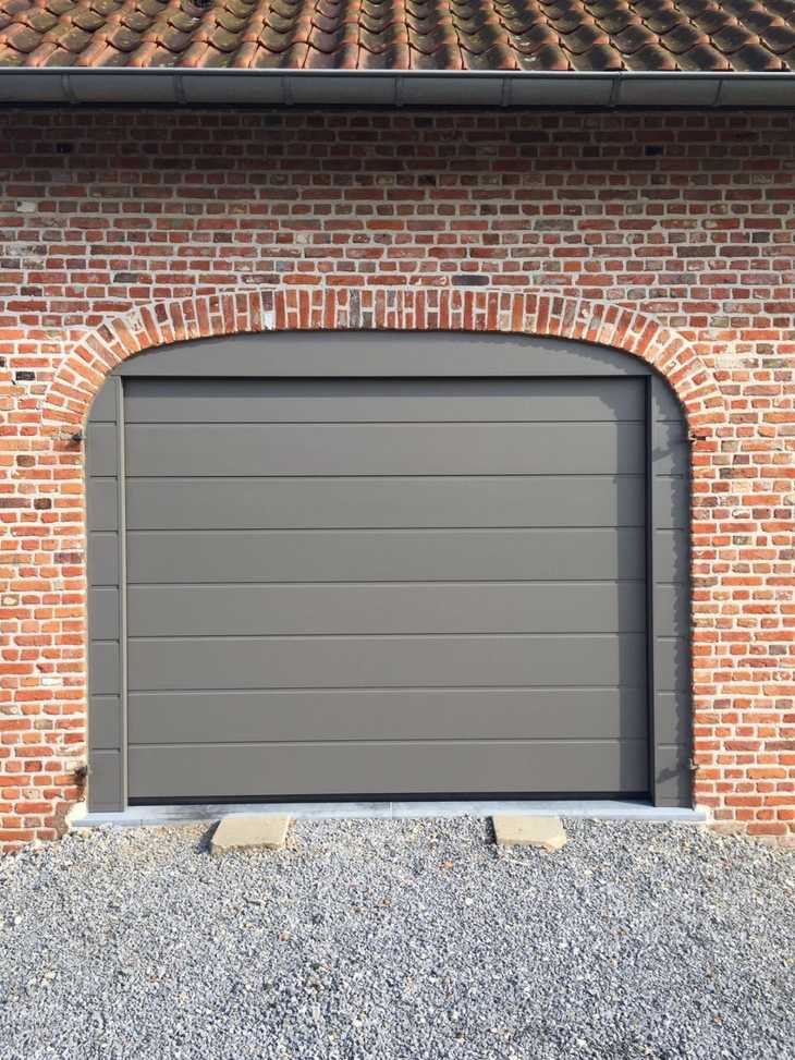 Garagepoorten M-profilering Woodgrain