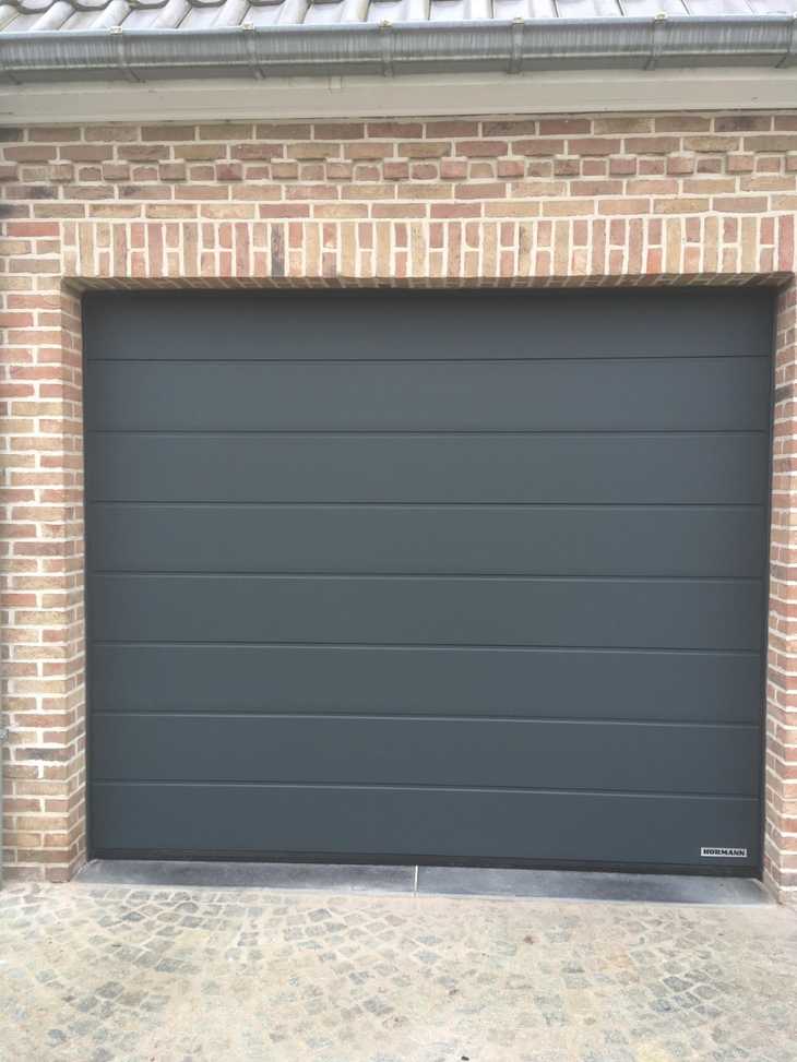 Garagepoorten M-profilering Woodgrain