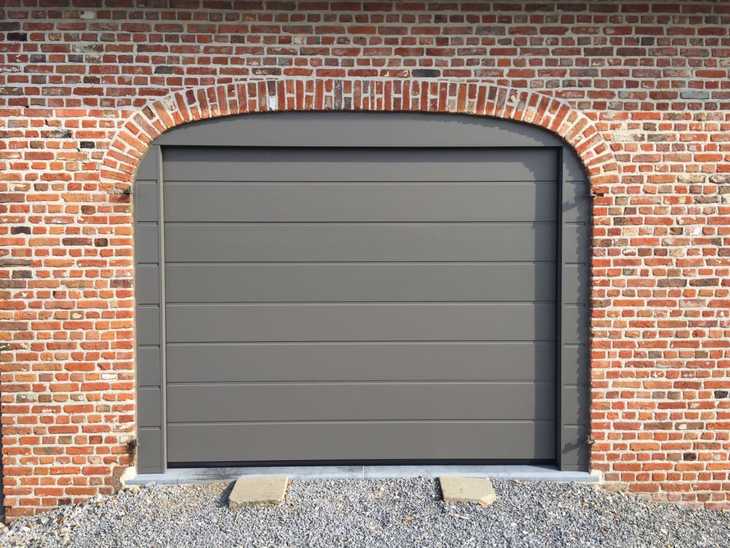Garagepoorten M-profilering Woodgrain
