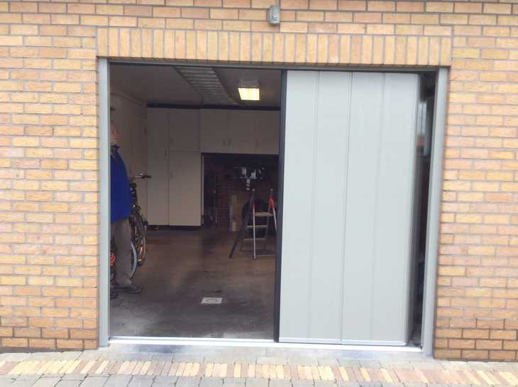Zijdelingse sectionaalpoort HST